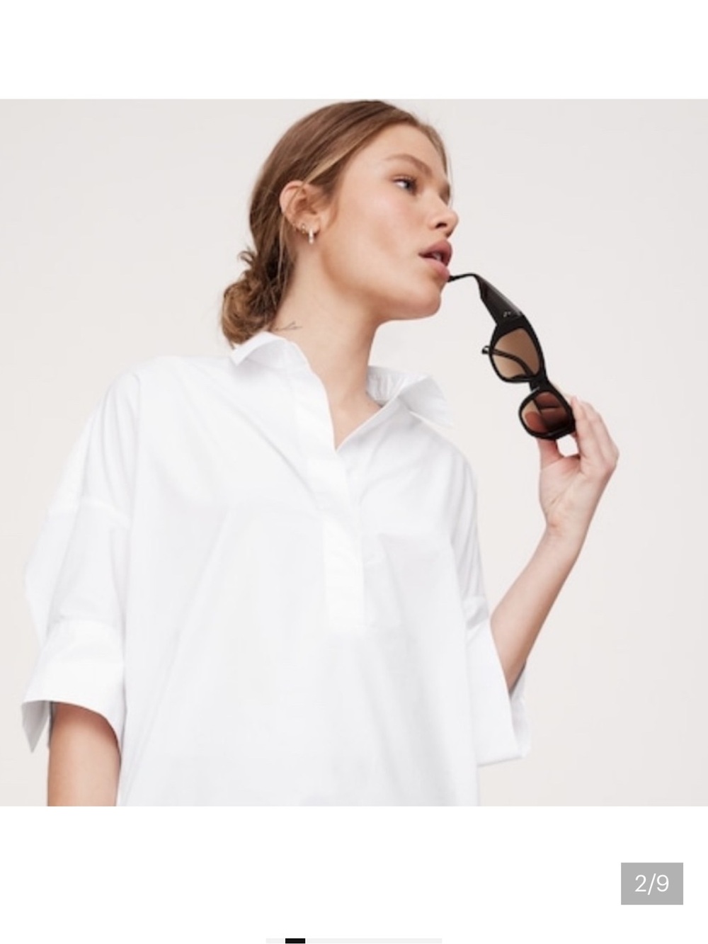 Banana Republic Women's Oversized Popover Top
